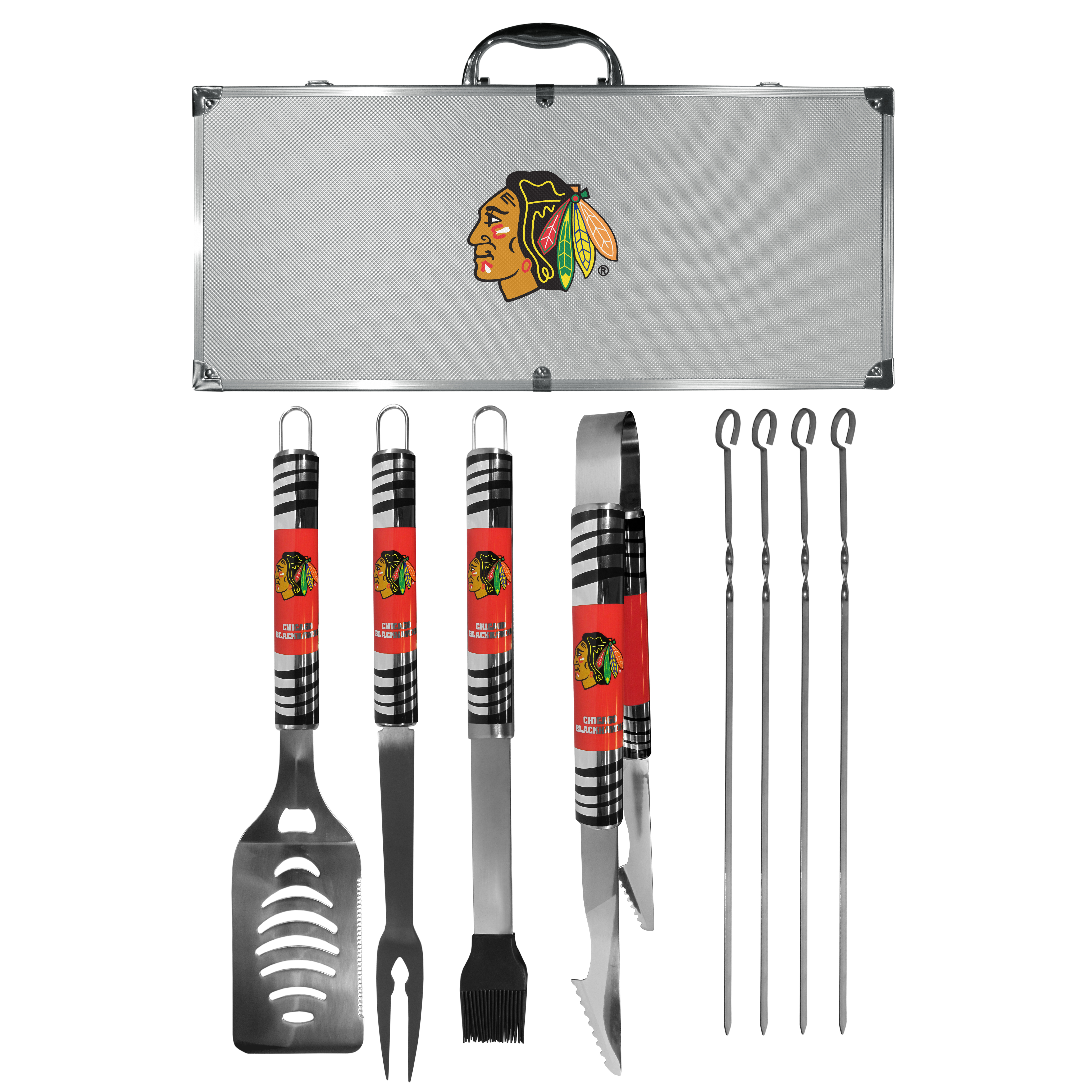 Chicago Blackhawks? 8 pc Tailgater BBQ Set    