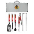 Chicago Blackhawks® 8 pc Logo BBQ Set