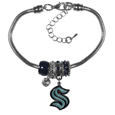 Seattle Kraken™ Euro Bead Bracelet