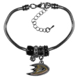 Anaheim Ducks® Euro Bead Bracelet
