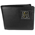 Vegas Golden Knights® Leather Bi-fold Wallet Packaged in Gift Box