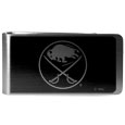 Buffalo Sabres® Black and Steel Money Clip