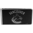 Vancouver Canucks® Black and Steel Money Clip