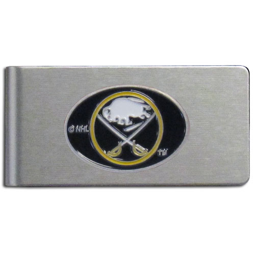 Buffalo Sabres? Brushed Metal Money Clip