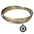 Winnipeg Jets™ Tri-color Bangle Bracelet