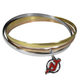 New Jersey Devils® Tri-color Bangle Bracelet