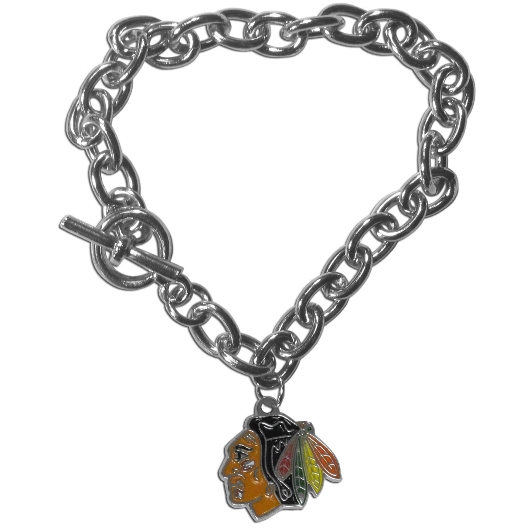 Chicago Blackhawks? Charm Chain Bracelet    