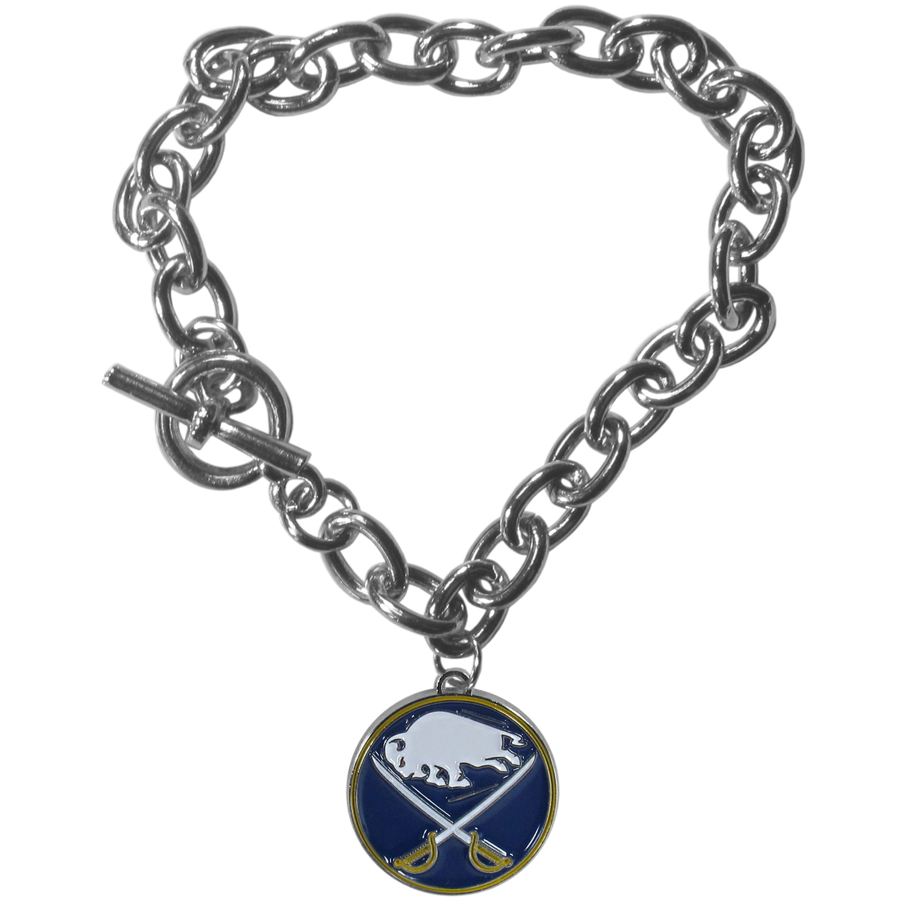 Buffalo Sabres? Charm Chain Bracelet    