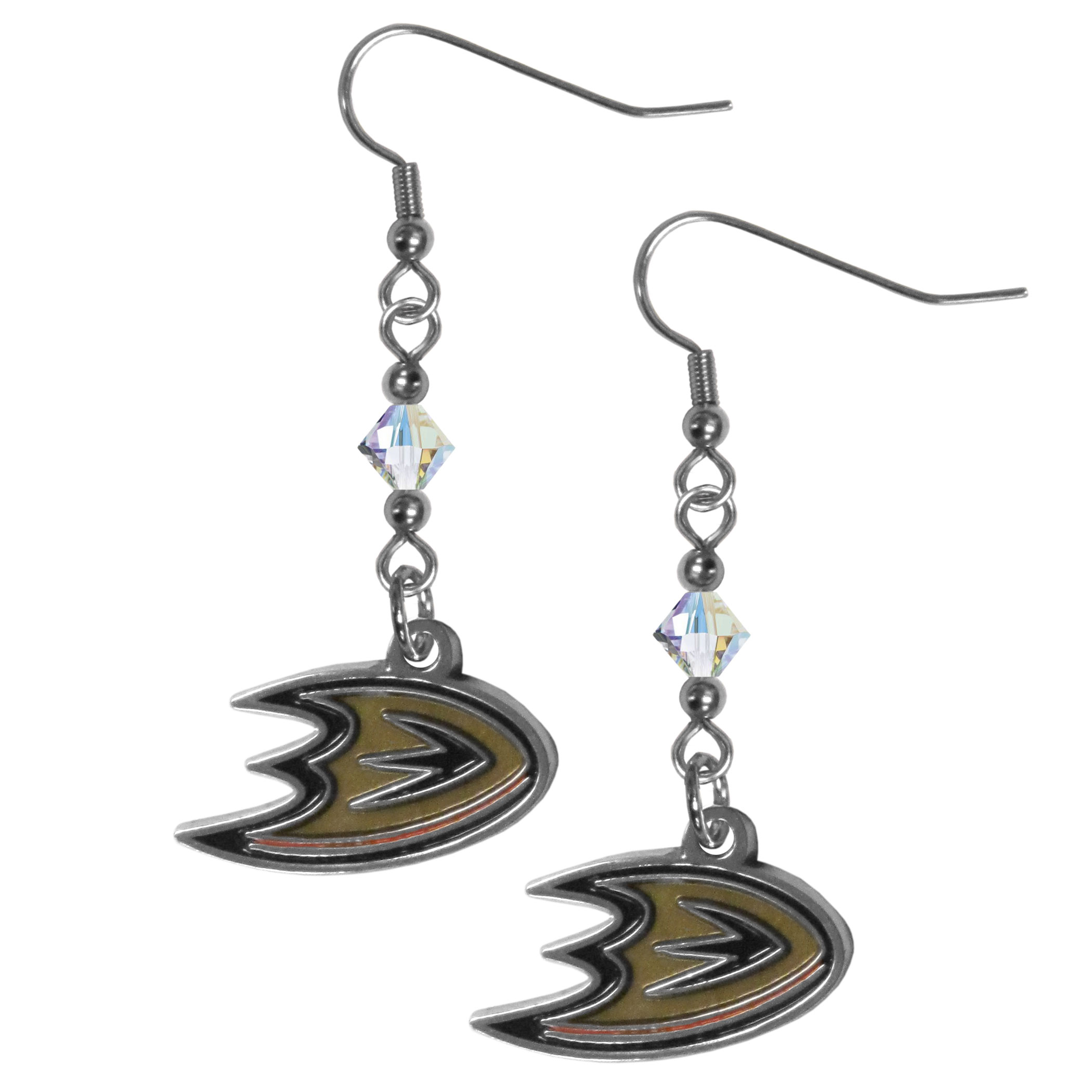 Anaheim Ducks? Crystal Dangle Earrings    