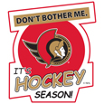 Ottawa Senators® Don't Bother Me Auto Decal