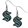 Seattle Kraken™ Chrome Dangle Earrings
