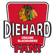 Chicago Blackhawks® Die-Hard Fan Auto Decal
