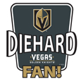Vegas Golden Knights® Die-Hard Fan Auto Decal