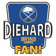 Buffalo Sabres® Die-Hard Fan Auto Decal