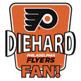 Philadelphia Flyers® Die-Hard Fan Auto Decal