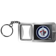 Winnipeg Jets™ Flashlight Key Chain with Bottle Opener