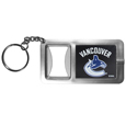 Vancouver Canucks® Flashlight Key Chain with Bottle Opener