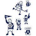 Winnipeg Jets™ Family Decal Set Small
