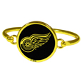 Detroit Red Wings® Gold Tone Bangle Bracelet