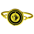Winnipeg Jets™ Gold Tone Bangle Bracelet