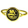 New York Islanders® Gold Tone Bangle Bracelet