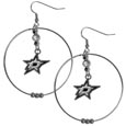 Dallas Stars™ 2 Inch Hoop Earrings
