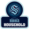Seattle Kraken Household Auto Decal