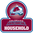 Colorado Avalanche® Household Auto Decal