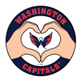 Washington Capitals® Heart Hands Decal
