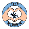 Utah Mammoth® Heart Hands Decal