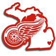 Detroit Red Wings® Home State Decal