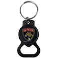 Florida Panthers® Bottle Opener Key Chain, Black