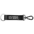 Columbus Blue Jackets® Black Strap Key Chain