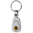 Chicago Blackhawks® Steel Teardop Key Chain