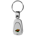 Minnesota Wild® Steel Teardop Key Chain