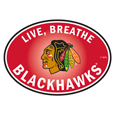 Chicago Blackhawks® Live-Breath Auto Decal