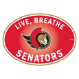 Ottawa Senators® Live-Breath Auto Decal
