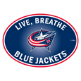 Columbus Blue Jackets® Live-Breath Auto Decal