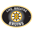 Boston Bruins® Live-Breath Auto Decal