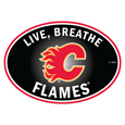 Calgary Flames® Live-Breath Auto Decal