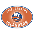 New York Islanders® Live-Breath Auto Decal