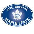 Toronto Maple Leafs® Live-Breath Auto Decal
