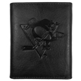 Pittsburgh Penguins® Embossed Leather Tri-fold Wallet