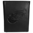 Detroit Red Wings® Embossed Leather Tri-fold Wallet