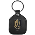 Vegas Golden Knights® Leather Square Key Chains