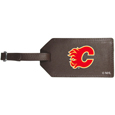 Calgary Flames® Leather Luggage Strap