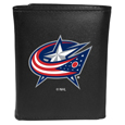 Columbus Blue Jackets® Leather Tri-fold Wallet, Large Logo