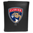 Florida Panthers® Leather Tri-fold Wallet, Large Logo