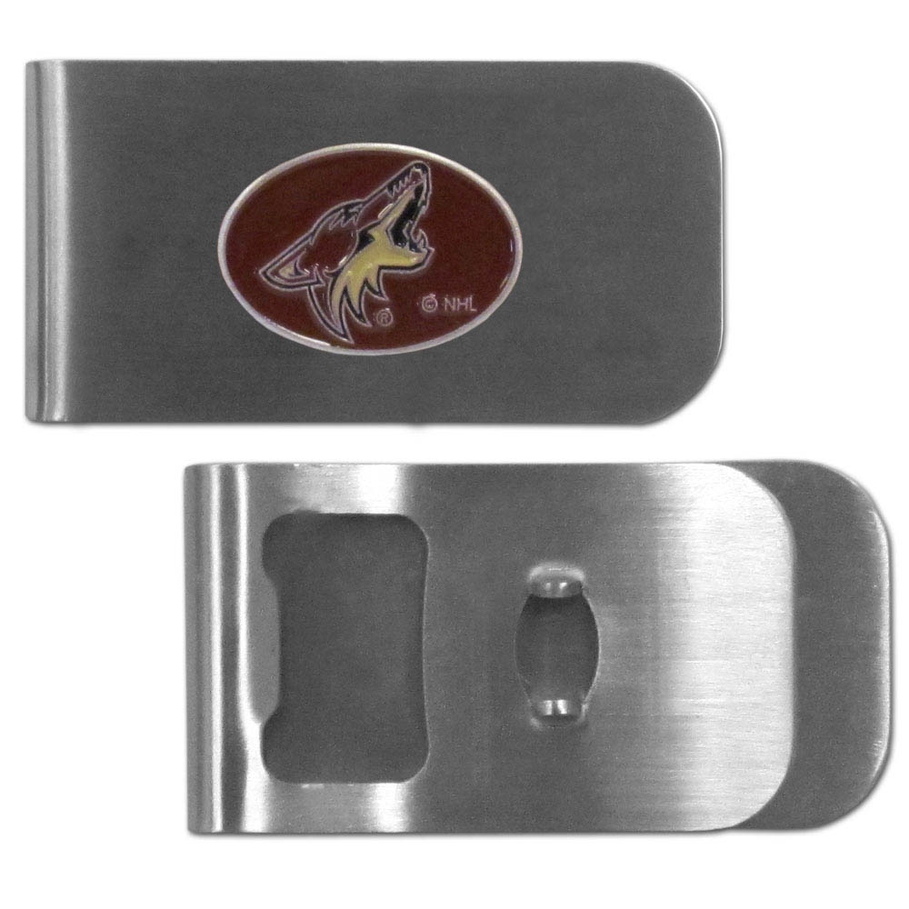 Arizona Coyotes? Bottle Opener Money Clip    