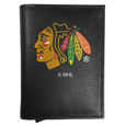 Chicago Blackhawks® Leather RFID Pop-Up Wallet